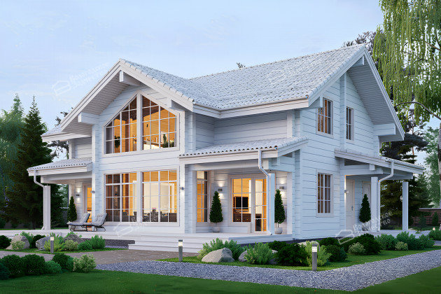 Дом из клееного бруса VZ-348